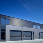 Fyra stycken takskjutportar